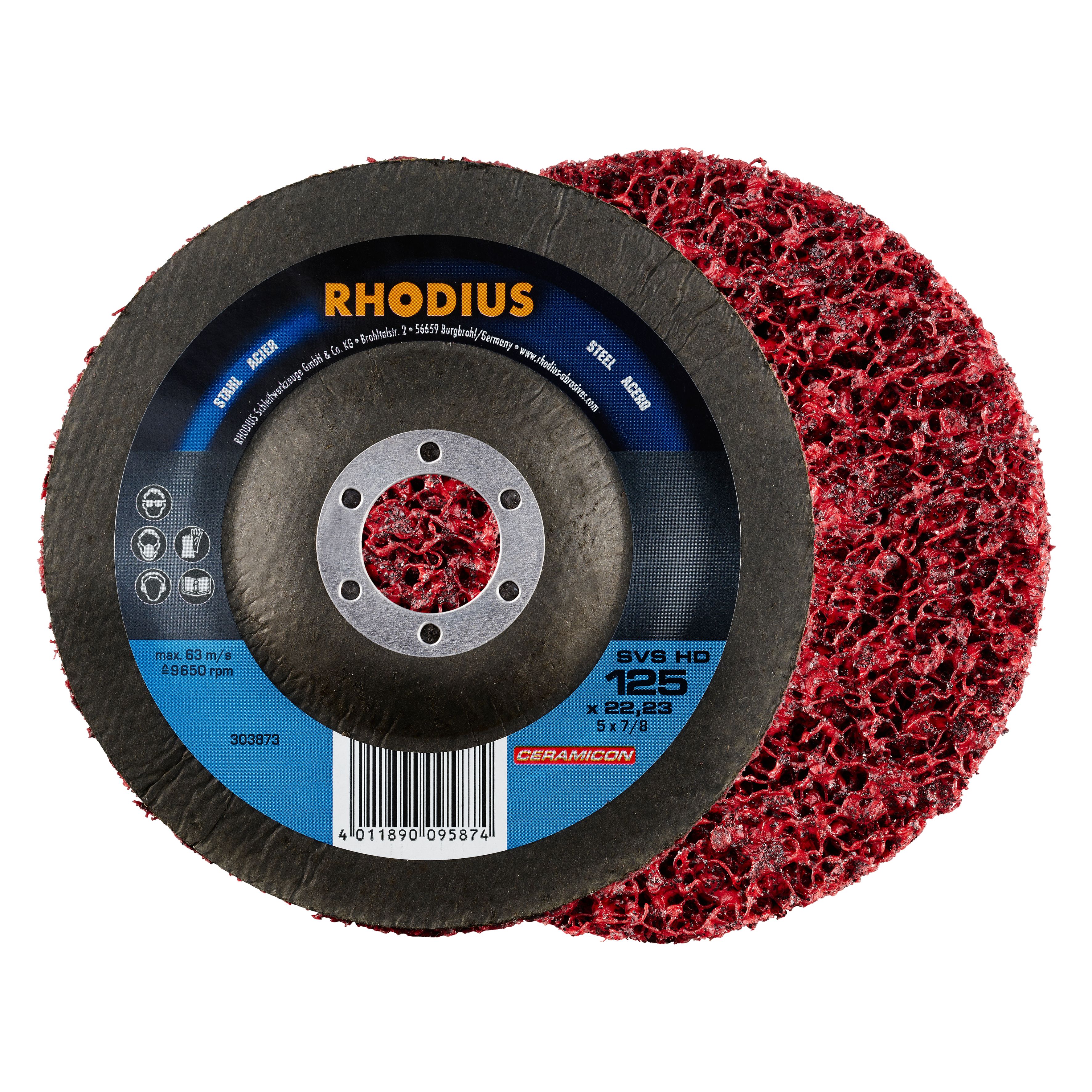 SVS HD | Keramisch Reinigingsvlies 125 mm