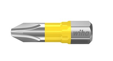 41586 Phillips Bit PH2 Y-Bit 25 mm, 7011Y 5/ box, de Y-bit is ideaal voor het schroeven van Y-vormige schroeven met een hoek van meer dan 90° tussen schroefdraad en schroefkop. Daarnaast zijn deze bits geschikt voor slagschroevendraaiers. De gele kleur licht op bij UV licht, zo zijn de bitjes makkelijk vindbaar.