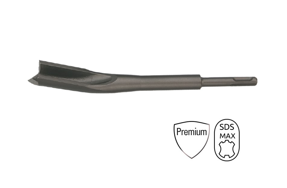 BTLP2007 Beitel SDS Plus Premium, een punt beitel met een afmeting van 250 mm x 22 mm, van gehard staal met een SDS- plus aansluiting. Voor het hakken en breken van steen en beton