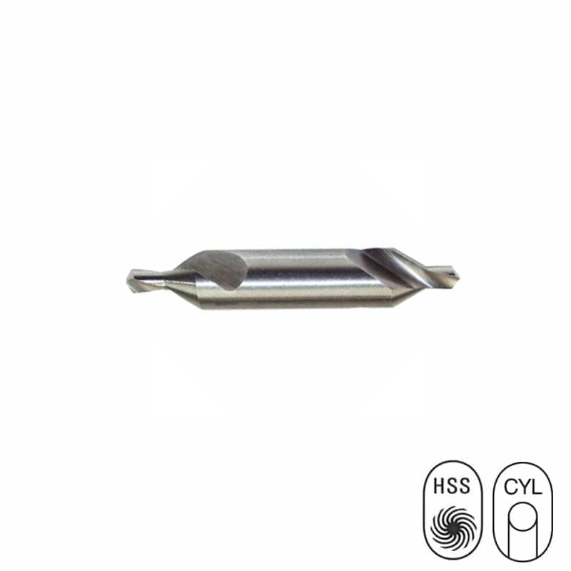CB630 De meest gebruikte centreerboor is degene met een snijhoek van 60 graden! 6.3 mm. De centreerboor is volledig geslepen en vervaardigd uit blank HSS staal. HSS staat voor High Speed Steel, ook wel sneldraaistaal genoemd. Centreerboren worden gebruikt voor het centeren in de meest voorkomende staalsoorten, b.v. plaatstaal, gietijzer, aluminium, kunststoffen, koper en messing.