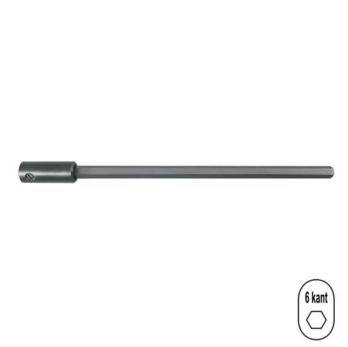 MGZ105500 Verlengstuk 300 mm t.b.v. Gatzaag Metaal. Zeskant 11 mm aansluiting