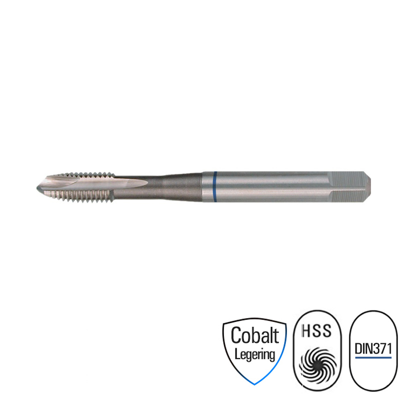 MTMC232030 &quot;Machinetap M3 Cobalt HSS Doorlopende gaten. Voor het maken van doorlopend schroefdraad in de meest voorkomende staalsoorten. De machinetap voor doorlopende gaten heeft als kop een rechte spaangroef. De spaan wordt vanzelf uit het gat geduwd. De machinetap is vervaardigd uit blank geslepen HSS staal (High Speed Steel). Dit houdt in dat de machinetappen zeer geschikt zijn om als snijmateriaal te gebruiken. Door de cobalt legering zijn de tappen bestand tegen hoge hitte, waardoor de hardheid van de machinetap behouden blijft.
&quot;