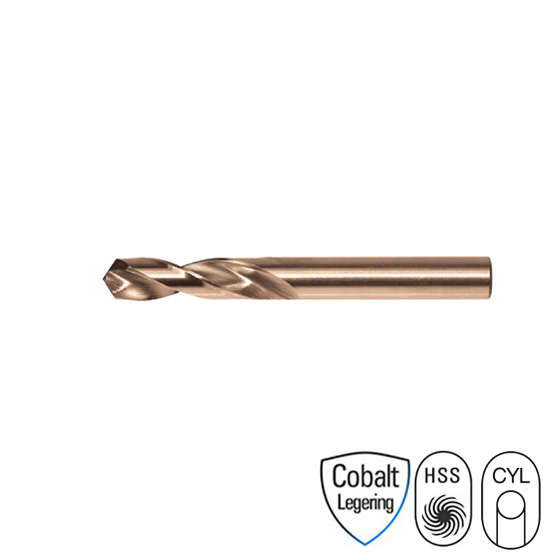 PBC900680 Cobalt Spiraalboor 6.8 mm HSS geslepen in een korte uitvoering. Is geproduceerd uit één stuk staal met toevoeging van Cobalt. Cobalt is een keihard materiaal wat met de legering wordt toegevoegd waardoor de hardheid van de metaalboor omhoog gaat. Wanneer u in hardere metaalsoorten en RVS wilt boren is deze plaatboor geschikt. Snijhoek van 135 graden.
