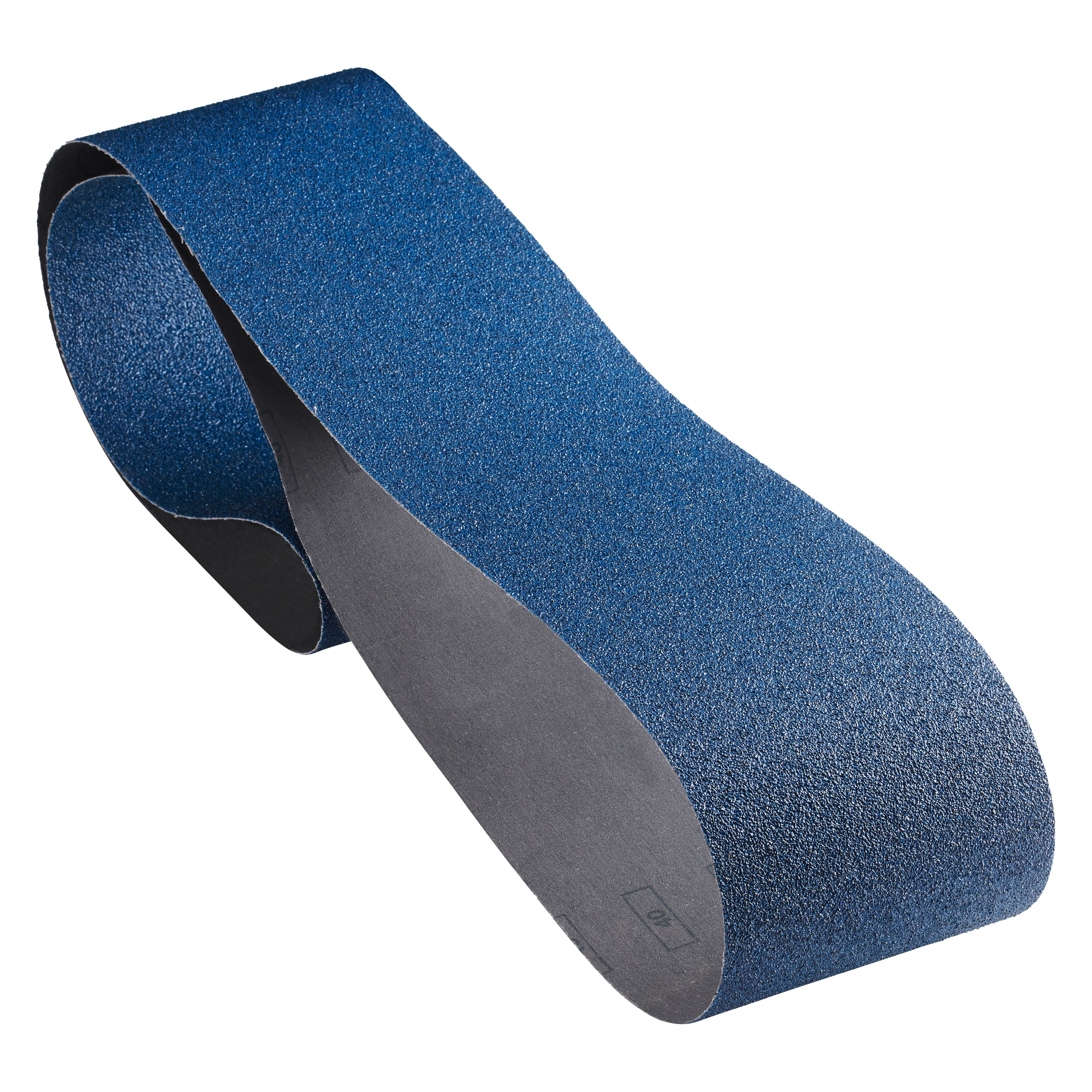 303700 ESB ZX eindeloze Schuurband met zirkonium voor stationaire bandschuurmachines. Dichtbestrooid voor een hoge verspaning op Staal en RVS. Schuurband ESB ZX is watervast en heeft een lange levensduur. Gemaakt van scheurvast Y-polyesterweefsel. Veilig gemaakt van 3 weefsellagen over het volledige oppervlak. 150 mm x 2 meter (2000 mm), korrel 40 - 10 schuurbanden per doos.