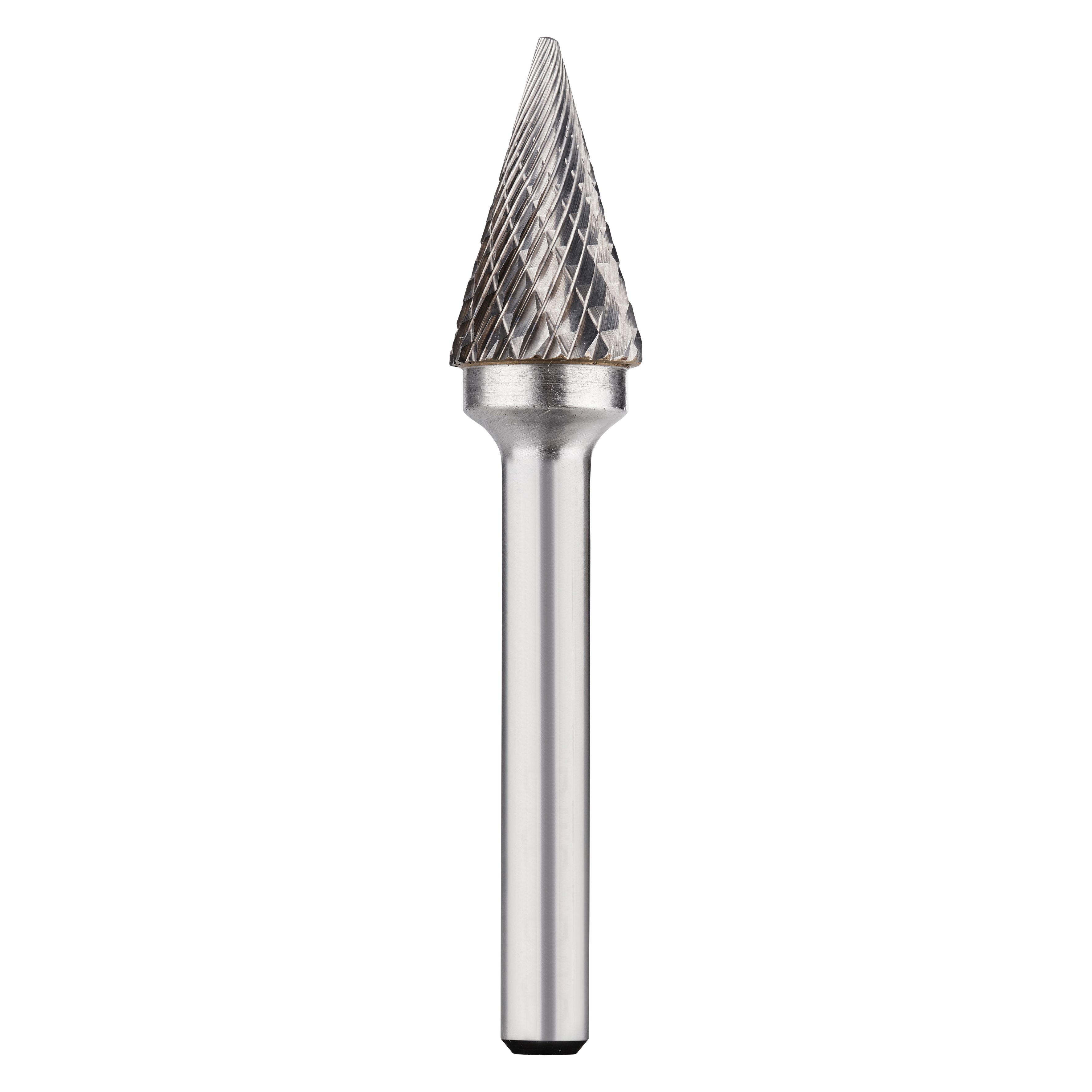 304400 Hardmetaalfrees 12.7 mm HF Alpha in Vorm M volgens (SKM): Spitskegel. Vorm M heeft een lange standtijd en is geschikt voor gebruik op Staal, RVS en Gietijzer. De optimale op elkaar afgestemde snijgeometrie zorgt voor de beste resultaten. Hoge spoornauwkeurigheid. Z7-Kruisvertanding, wordt gebruikt bij een hoge materiaalverwijdering van staal, gietijzer en RVS.