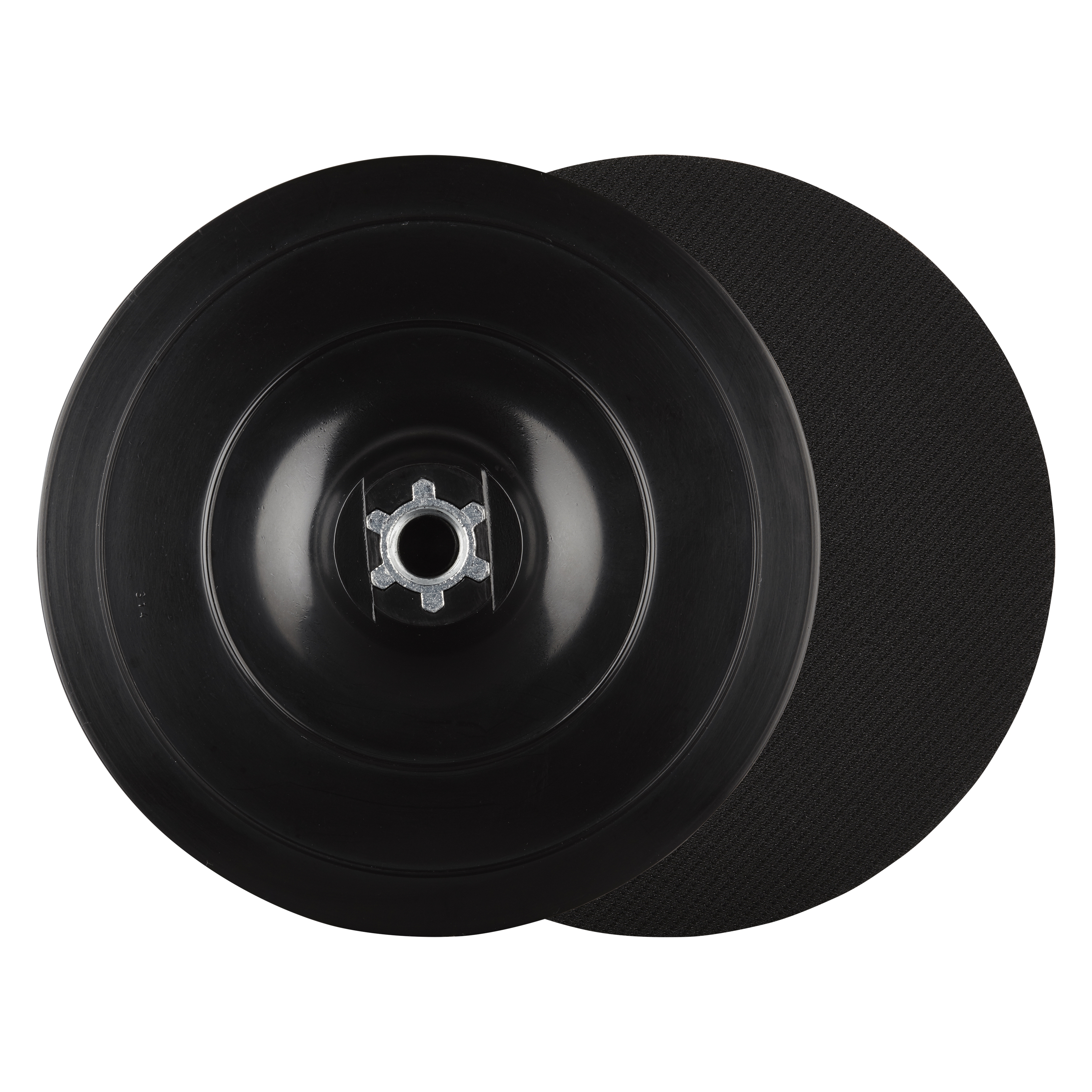 333642 RHST V is een harde steunschijf geschikt voor alle papier en klittenbandschijven. Voor gebruik in een excentrische schuurmachine. Diameter 125 - M14