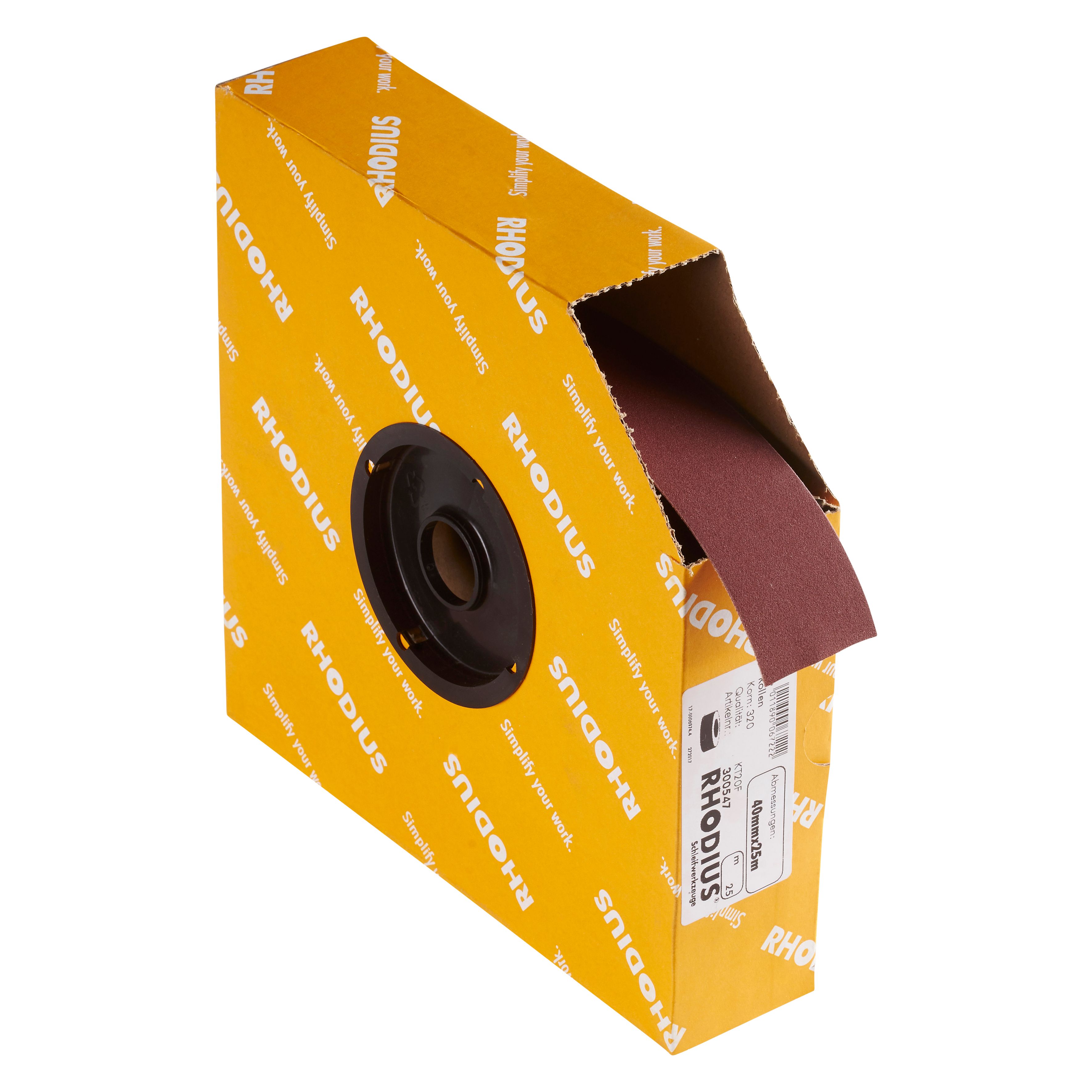 300547 &quot;SPBR rollen linnen, een spaarrol met kunststof kern om eenvoudig af te rollen. De spaarrol linnen heeft een breedte van 40 mm, een lengte van 25 meter en een K320 korrelgrootte. Eigenschappen: - Dicht bestrooid aluminiumoxide voor hoge verspaning - Flexibel katoenweefsel voor een optimale aanpassing aan het werkstuk - Gewoon met de hand naar wens op lengte maken. Deze rollen linnen zijn geschikt voor handmatig gebruik. Geschikt voor de bewerking van staal, RVS en hout. 1 rol linnen per doos

&quot;