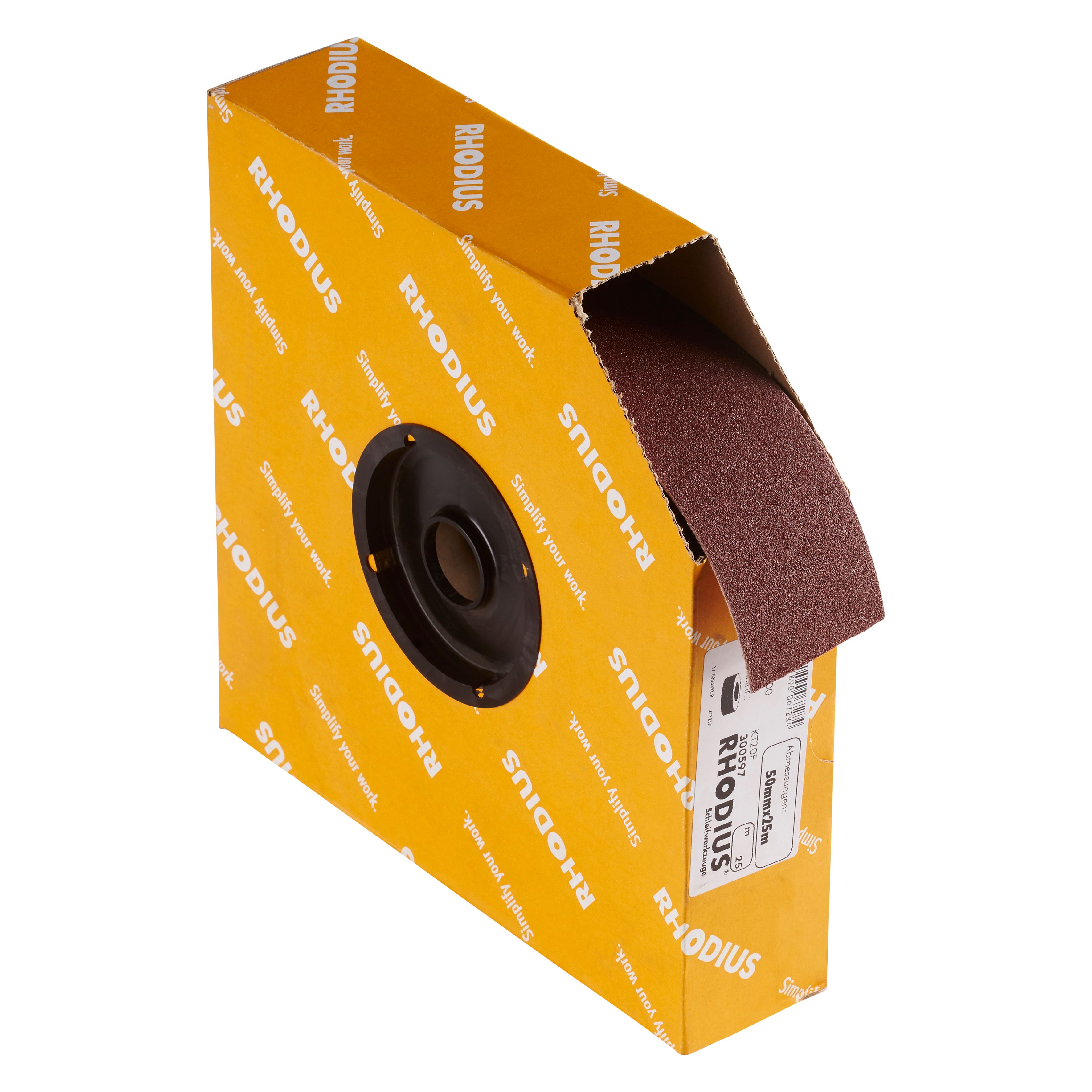 300597 &quot;SPBR rollen linnen, een spaarrol met kunststof kern om eenvoudig af te rollen. De spaarrol linnen heeft een breedte van 50 mm, een lengte van 25 meter en een K100 korrelgrootte. Eigenschappen: - Dicht bestrooid aluminiumoxide voor hoge verspaning - Flexibel katoenweefsel voor een optimale aanpassing aan het werkstuk - Gewoon met de hand naar wens op lengte maken. Deze rollen linnen zijn geschikt voor handmatig gebruik. Geschikt voor de bewerking van staal, RVS en hout. 1 rol linnen per doos

&quot;