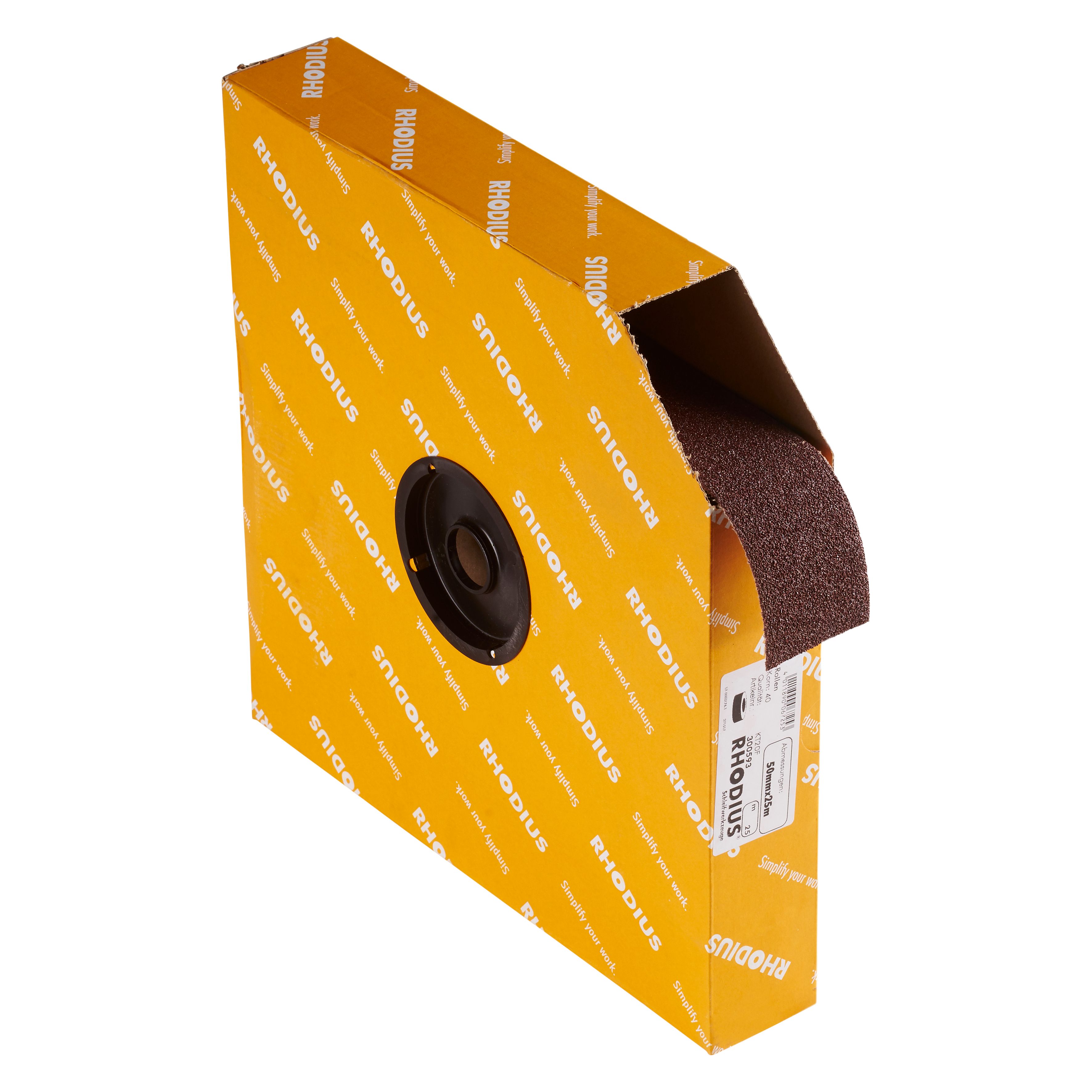 300593 &quot;SPBR rollen linnen, een spaarrol met kunststof kern om eenvoudig af te rollen. De spaarrol linnen heeft een breedte van 50 mm, een lengte van 25 meter en een K150 korrelgrootte. Eigenschappen: - Dicht bestrooid aluminiumoxide voor hoge verspaning - Flexibel katoenweefsel voor een optimale aanpassing aan het werkstuk - Gewoon met de hand naar wens op lengte maken. Deze rollen linnen zijn geschikt voor handmatig gebruik. Geschikt voor de bewerking van staal, RVS en hout. 1 rol linnen per doos

&quot;