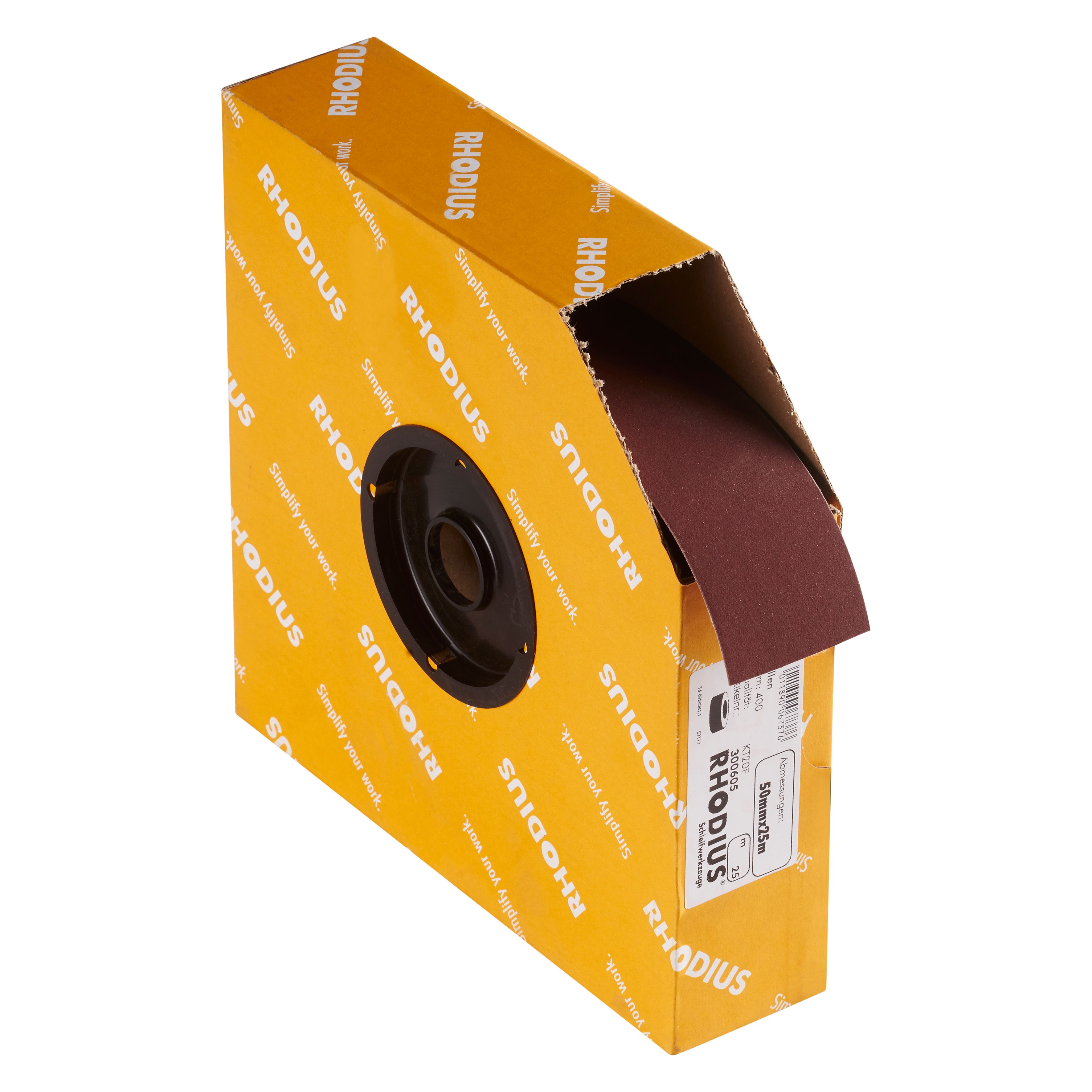 300605 &quot;SPBR rollen linnen, een spaarrol met kunststof kern om eenvoudig af te rollen. De spaarrol linnen heeft een breedte van 50 mm, een lengte van 25 meter en een K40 korrelgrootte. Eigenschappen: - Dicht bestrooid aluminiumoxide voor hoge verspaning - Flexibel katoenweefsel voor een optimale aanpassing aan het werkstuk - Gewoon met de hand naar wens op lengte maken. Deze rollen linnen zijn geschikt voor handmatig gebruik. Geschikt voor de bewerking van staal, RVS en hout. 1 rol linnen per doos

&quot;
