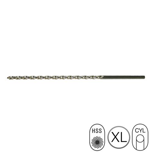 SBLTL020125 Spiraalboor XL, dia 2.0 mm/ 125 mm, ontworpen om zo stabiel en nauwkeurig mogelijk te boren in metaal, zelfs tijdens boren van extra diepe boorgaten. Door zijn parabolisch spiraal voert het spaanders snel af en kan het zijn hitte snel kwijt. Hierdoor heeft deze HSS boor een lange levensduur zelfs bij intensief gebruik. – Extra lang model – Parabolisch spiraal – 130° snijhoek met splitpoint in blank metaal – Ook geschikt voor hardhout.