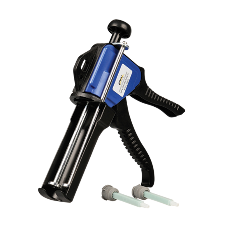 C054 Mixer Gun is een metalen mengpistool om de juiste en nauwkeurige mengverhouding te regelen voor tweecomponentenlijm. Dankzij het grote handvat is het makkelijk om de kracht goed te doseren voor een super constant resultaat. Geschikt voor 50ml patronen. Lees meer over onze 2-componenten lijmen.